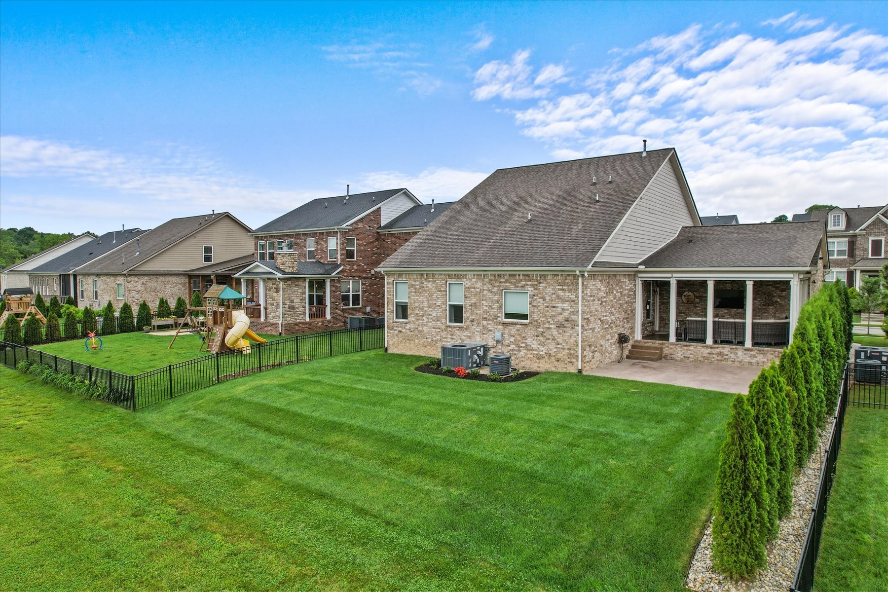 766 Beamon Drive Franklin, TN 37064 - Photo 18 of 39 a view of a house with a big yard and large trees