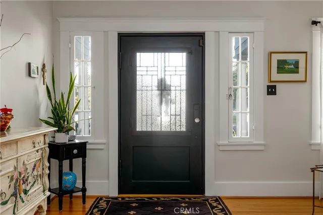 a view of a livingroom with furniture and window