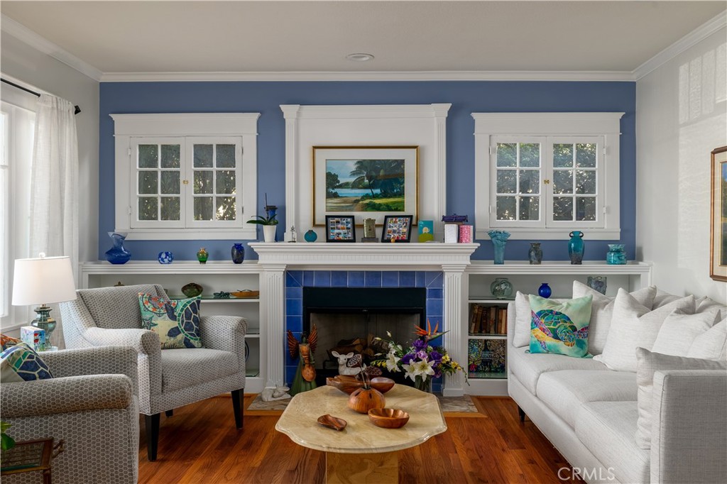 3642 Larchwood Place Riverside, CA 92506 - Photo 10 of 35 a living room with furniture and a fireplace