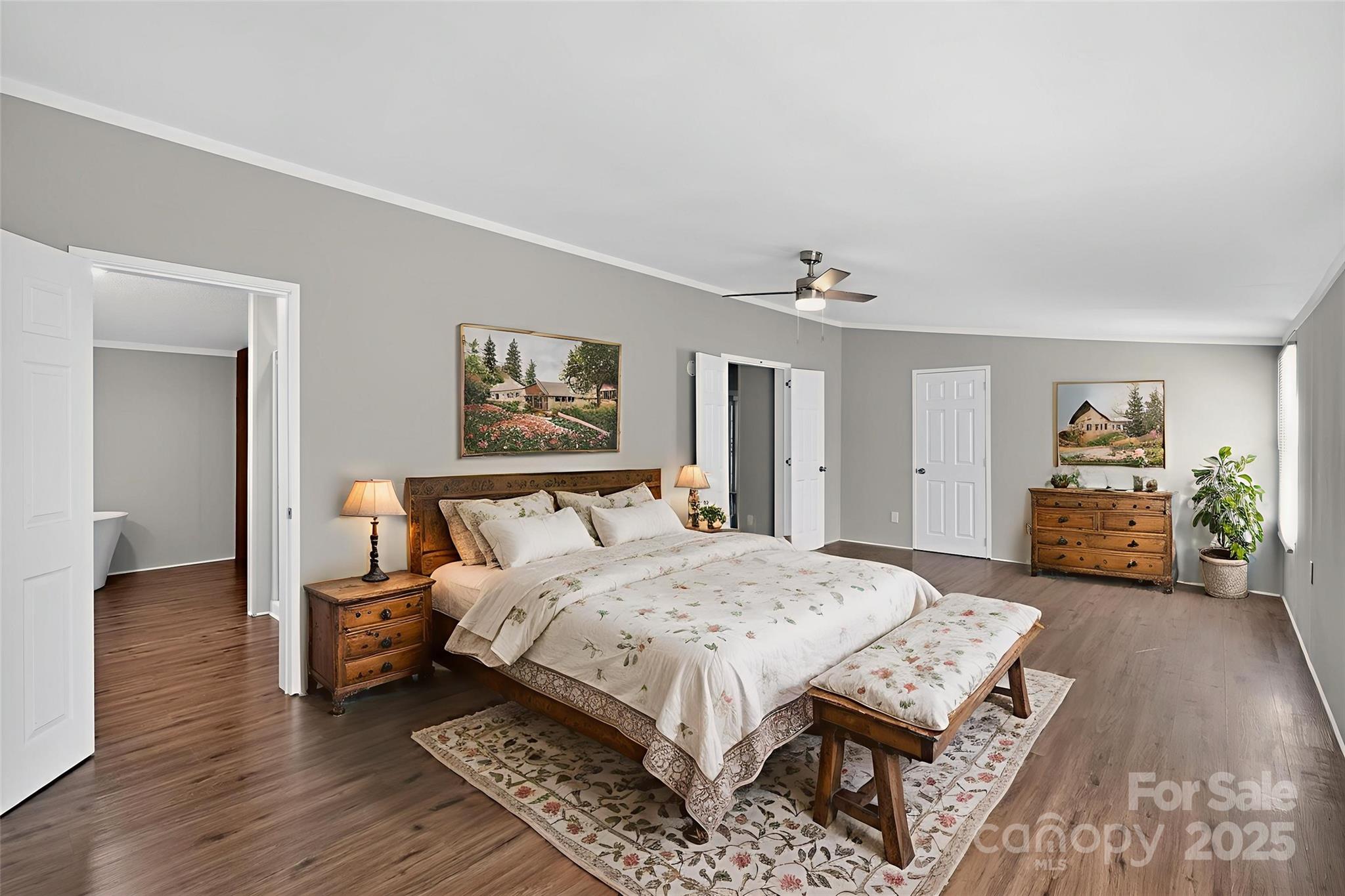 3802 Hickory Grove Road Mount Holly, NC 28120 - Photo 10 of 15 a bedroom with a bed and a table in it