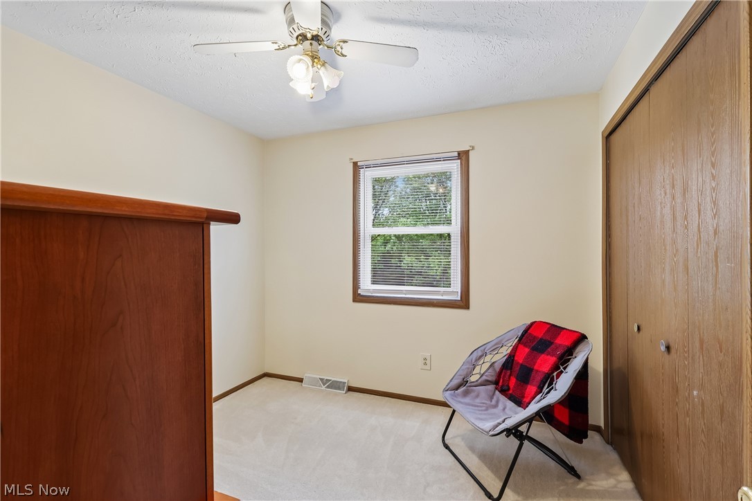 4702 Alger Road Richfield, OH 44286 - Photo 28 of 46 Bedroom with a closet, ceiling fan / light and carpet flooring