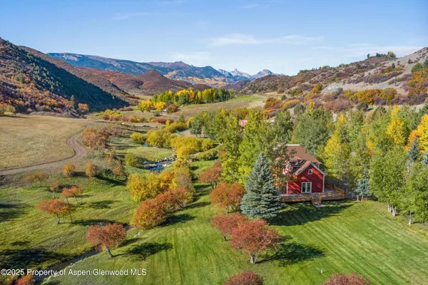 a view of outdoor space and mountain view
