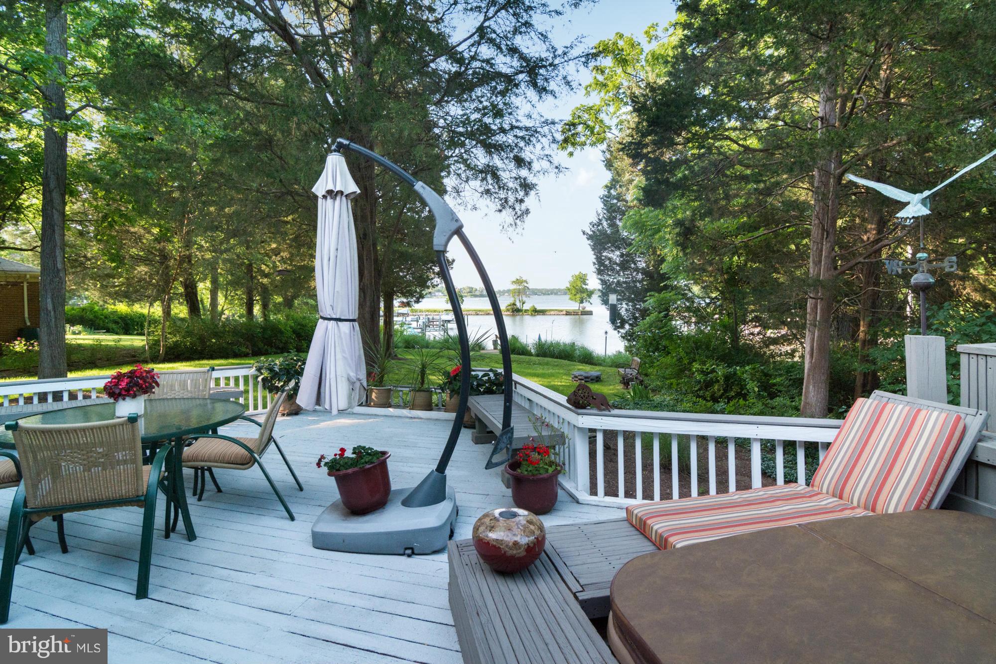 3329 Leritz Lane Edgewater, MD 21037 - Photo 9 of 28 Deck with hot tub