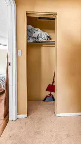 a view of an entryway with furniture