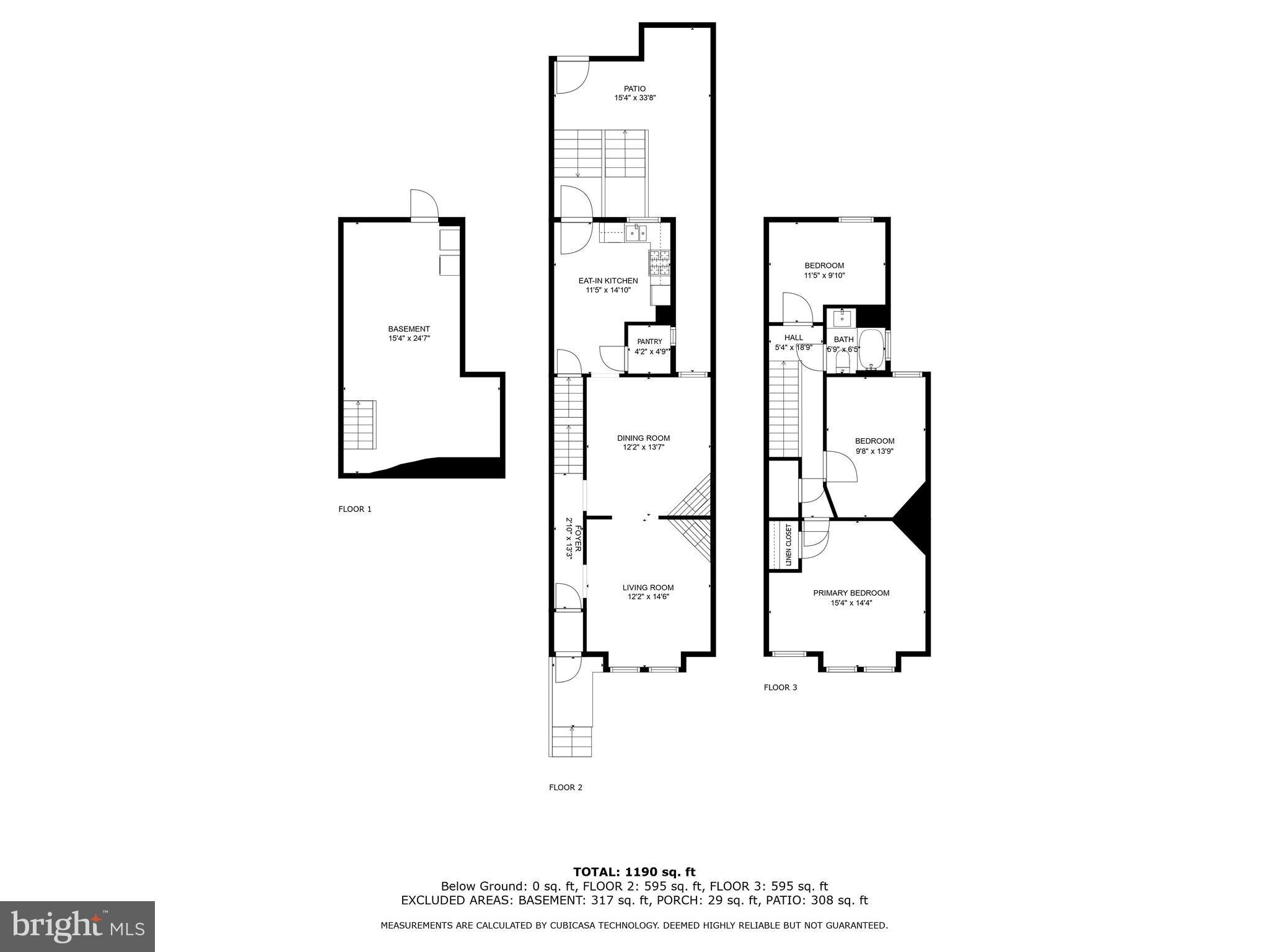 1342 Emerald Street Northeast Washington, DC 20002 - Photo 46 of 46 Floor plan