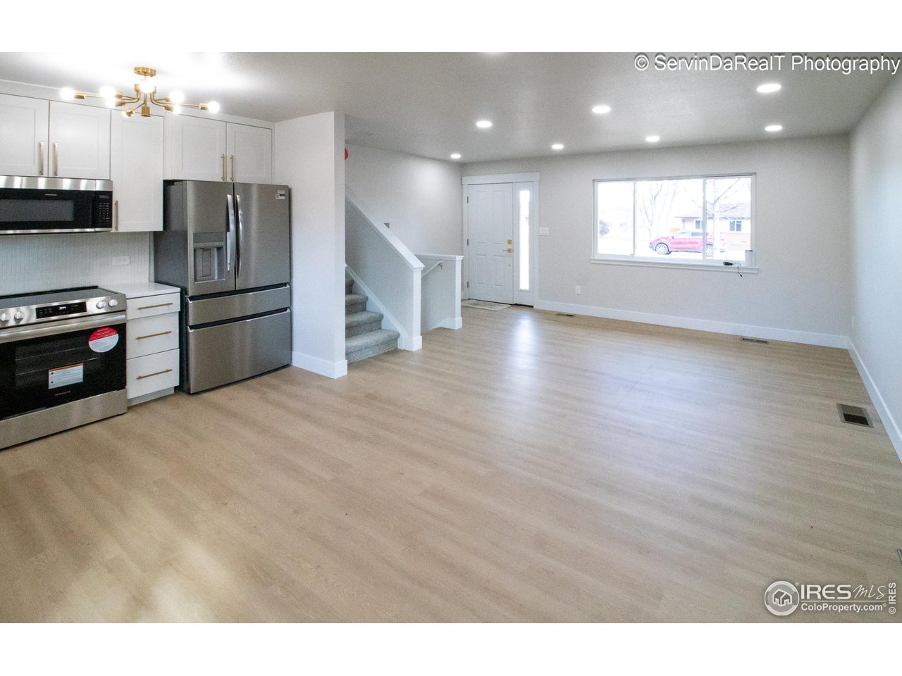 813 Gallup Road Fort Collins, CO 80521 - Photo 5 of 15 Kitchen, Living, Dining Room View #3