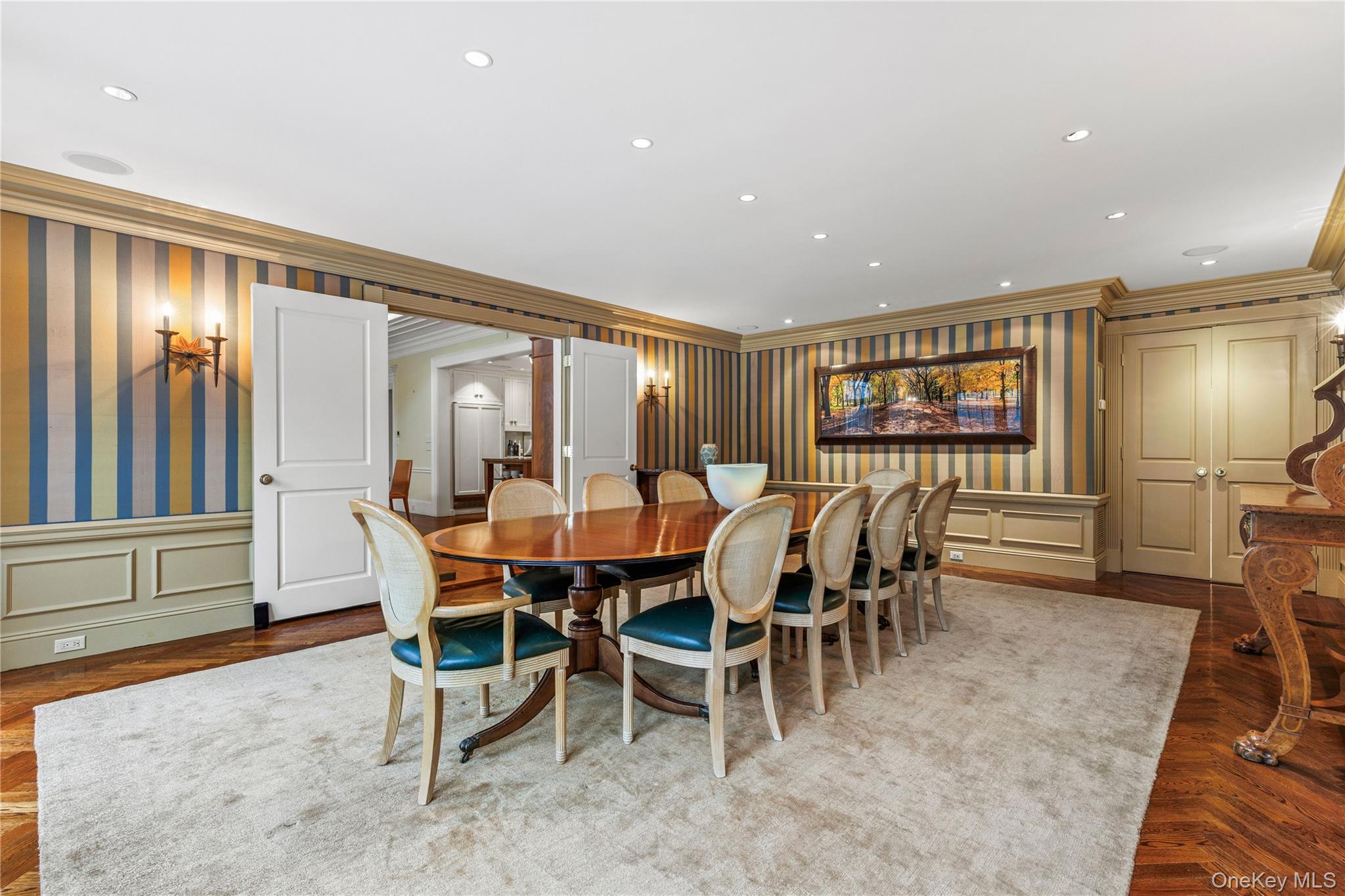 25 Stratford Road Harrison, NY 10528 - Photo 15 of 47 a view of a dining room with furniture