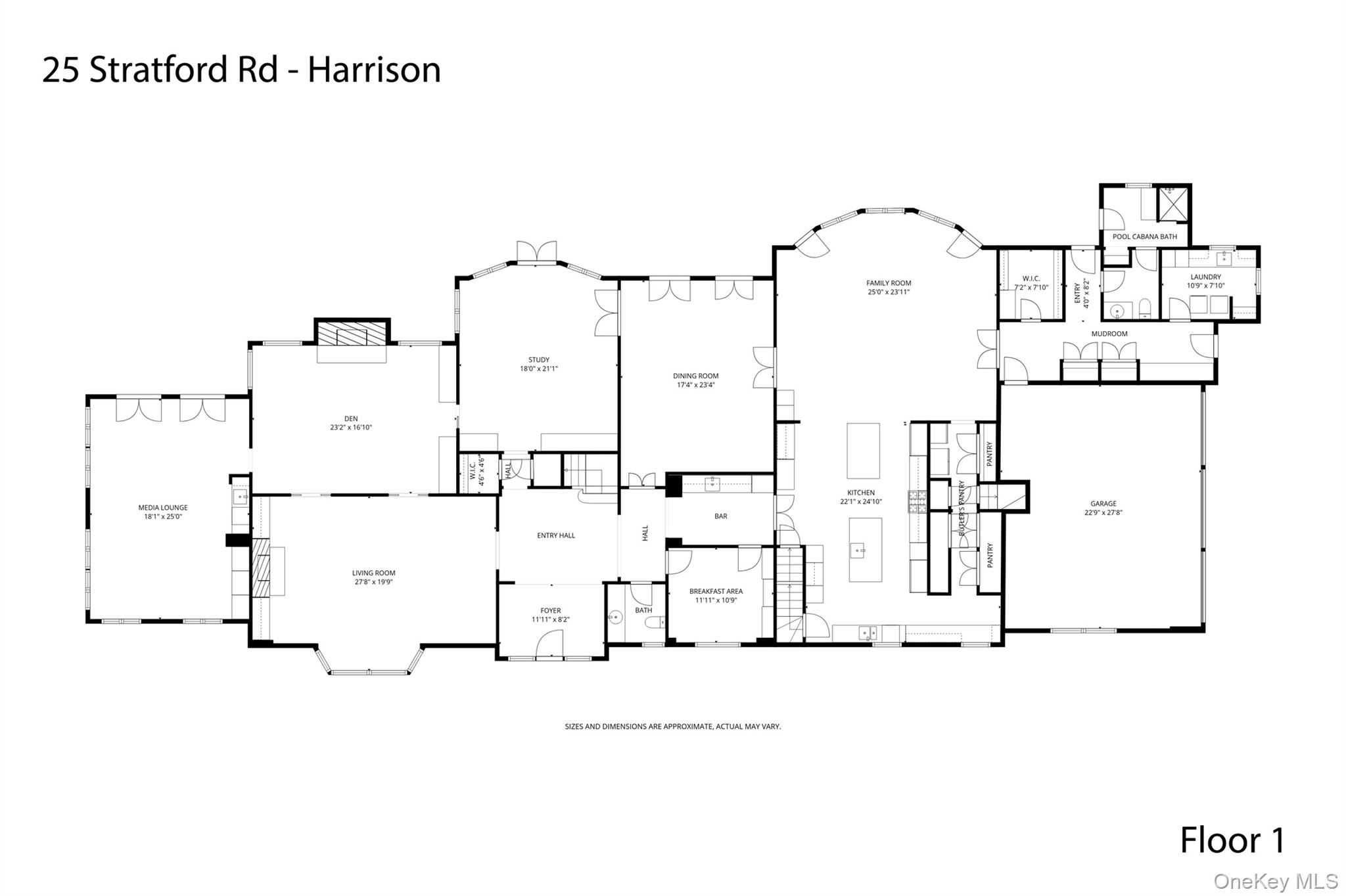 25 Stratford Road Harrison, NY 10528 - Photo 46 of 47 a picture of floor plan