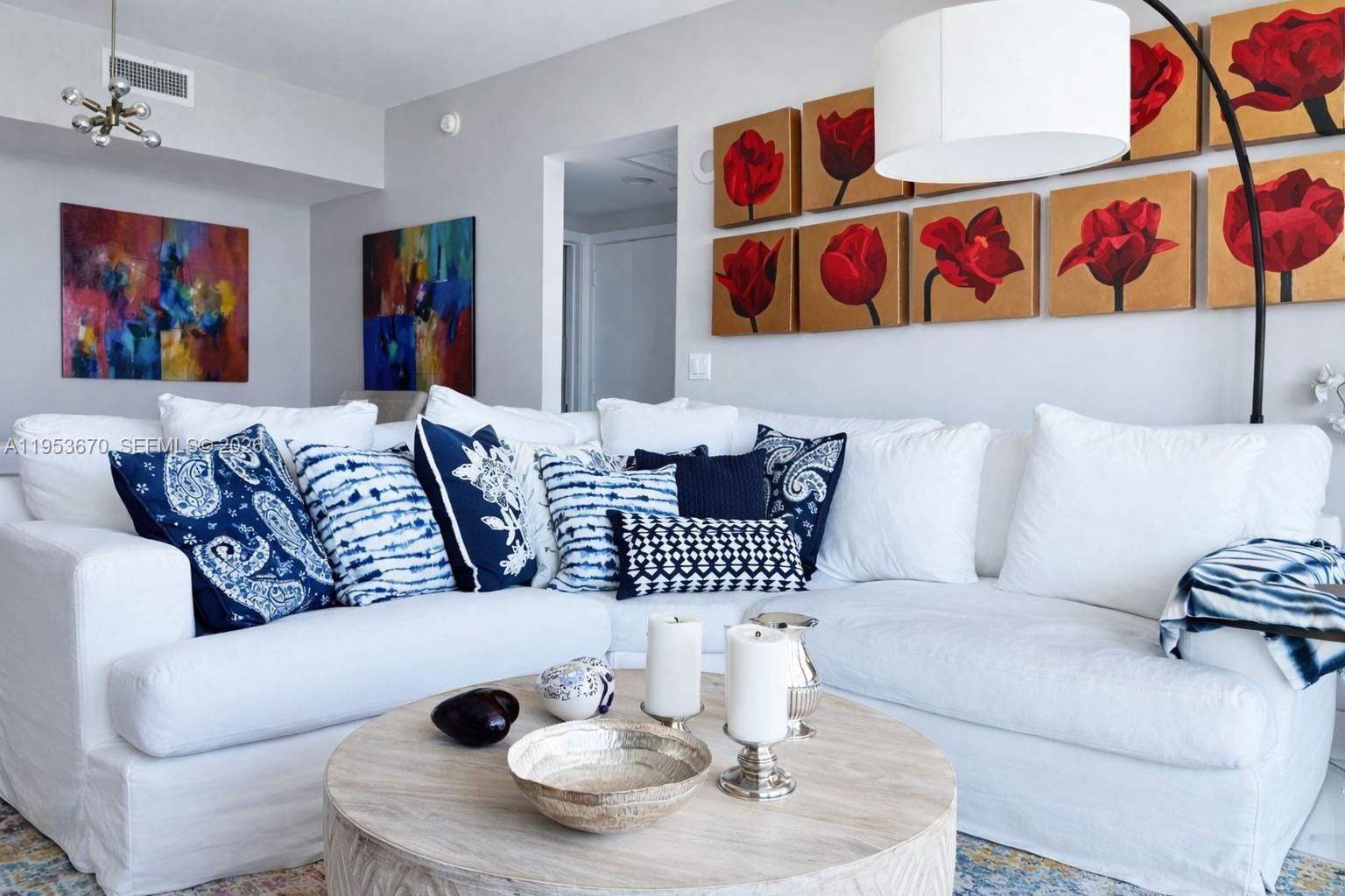 951 Brickell Avenue, Unit 3304 Miami, FL 33131 - Photo 2 of 28 a living room with furniture