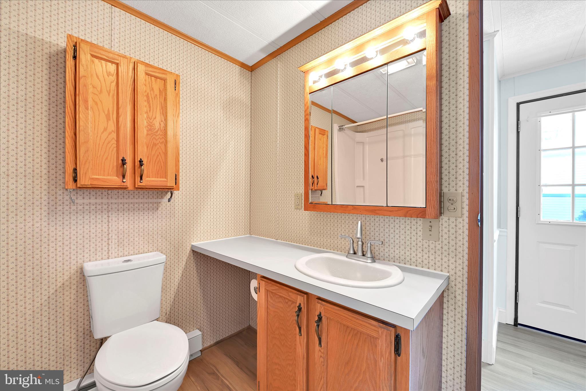 137 Meadow Valley Road Ephrata, PA 17522 - Photo 23 of 31 a bathroom with a toilet a sink a mirror and a window