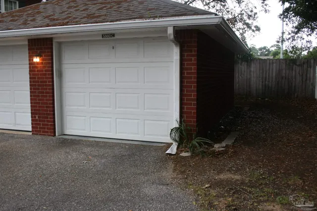 a view of a door of the house