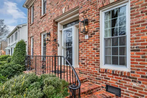 a view of front door of house