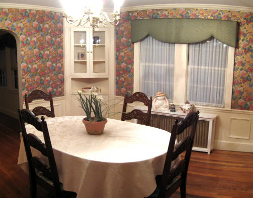 4 Cleveland Road Wellesley, MA 02481 - Photo 6 of 15 a view of a dining room with furniture and window