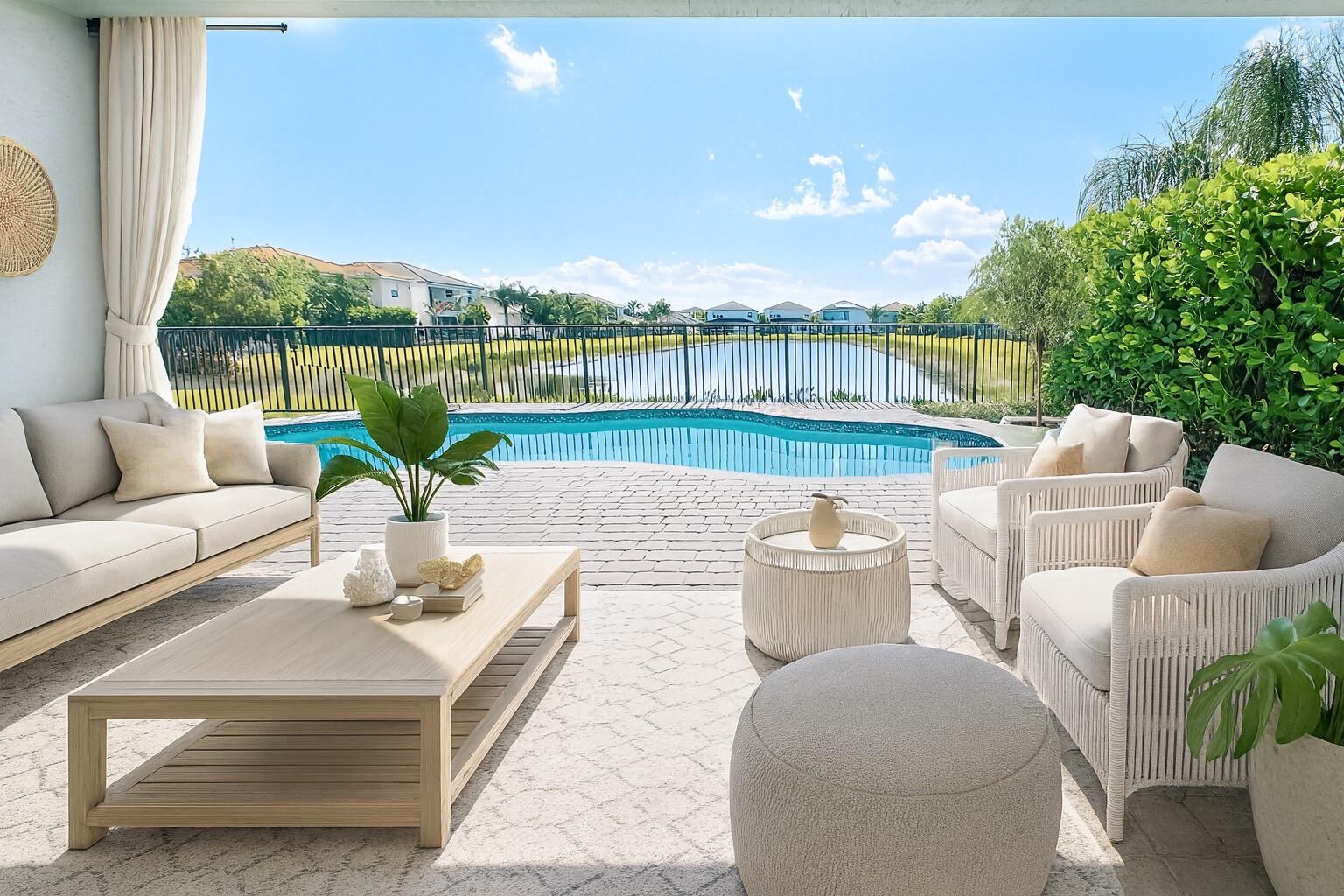 15377 Green River Court Delray Beach, FL 33446 - Photo 3 of 49 a view of a patio and couches in the patio