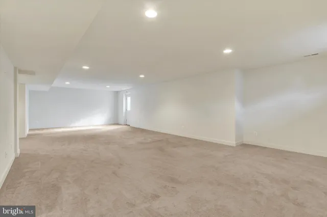 a view of empty room