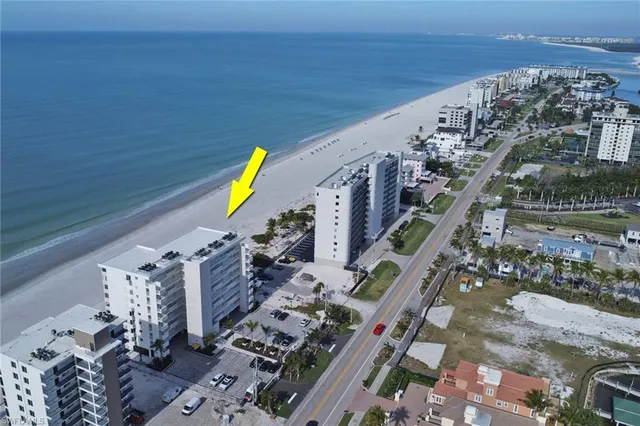 a city view with tall buildings