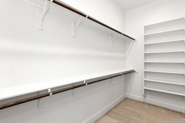 a view of a room with storage and utility