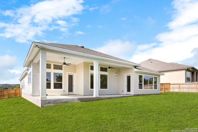 a view of a backyard with a garden