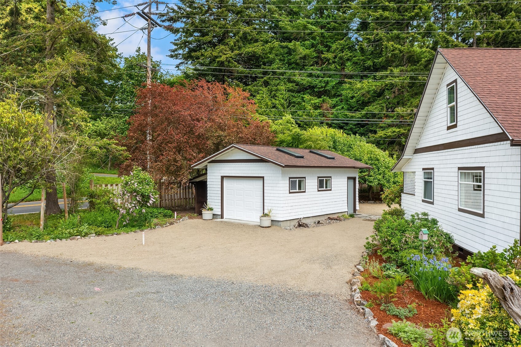 22113 Dockton Road Southwest Vashon, WA 98070 - Photo 7 of 40 front view of house with a yard