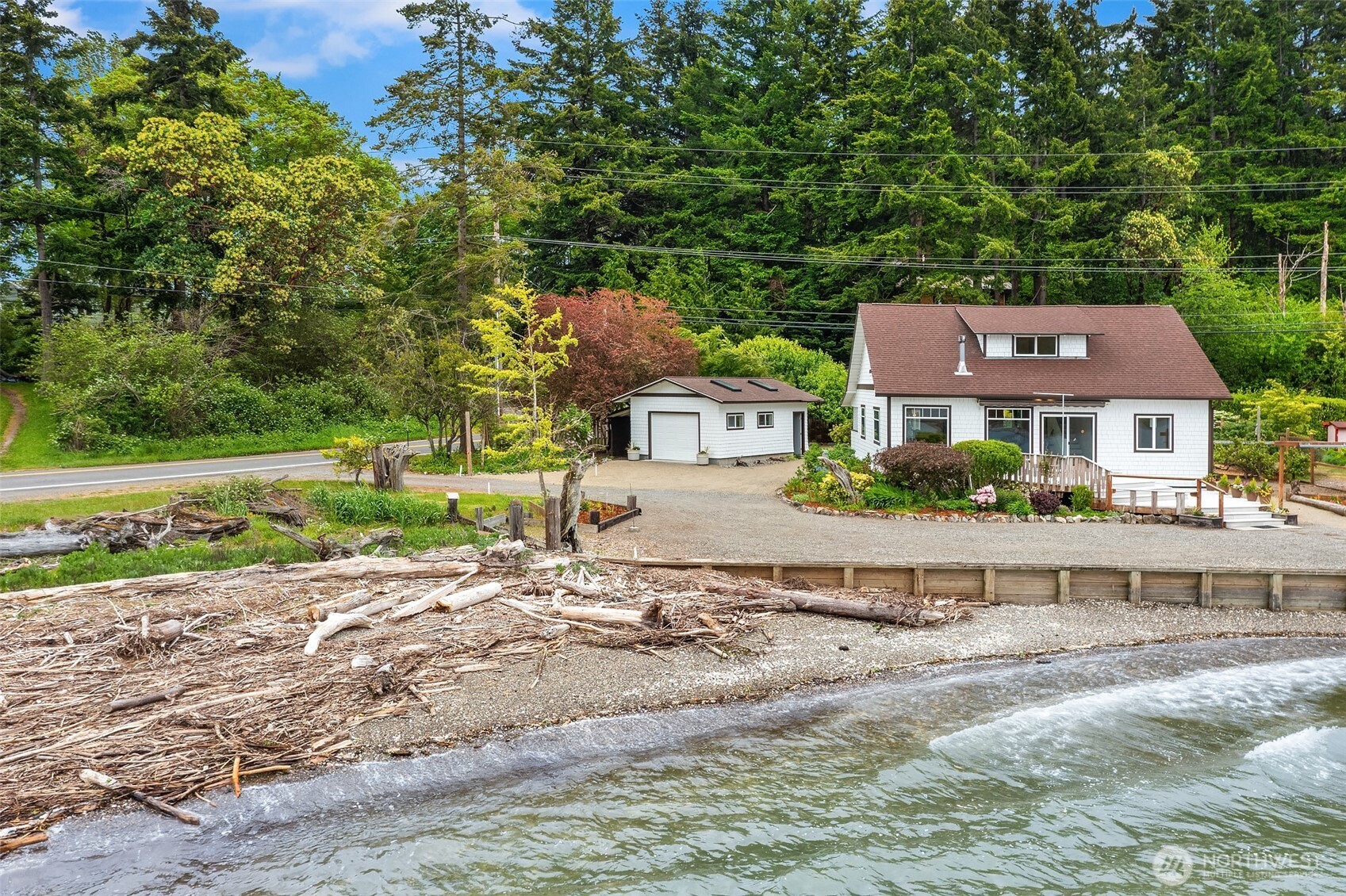 22113 Dockton Road Southwest Vashon, WA 98070 - Photo 8 of 40 an aerial view of a house