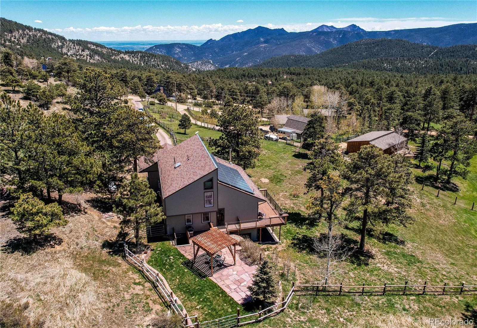 63 Plains View Road Boulder, CO 80302 - Photo 1 of 48 an aerial view of house with an outdoor space