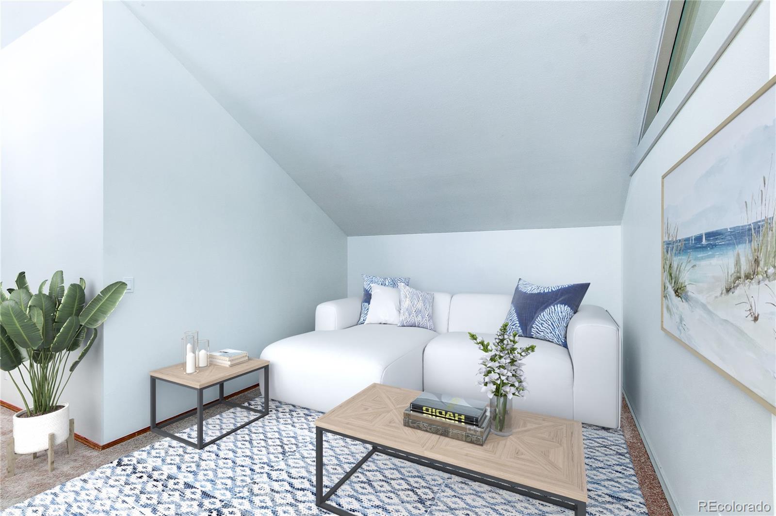 63 Plains View Road Boulder, CO 80302 - Photo 28 of 48 a living room with furniture and a potted plant