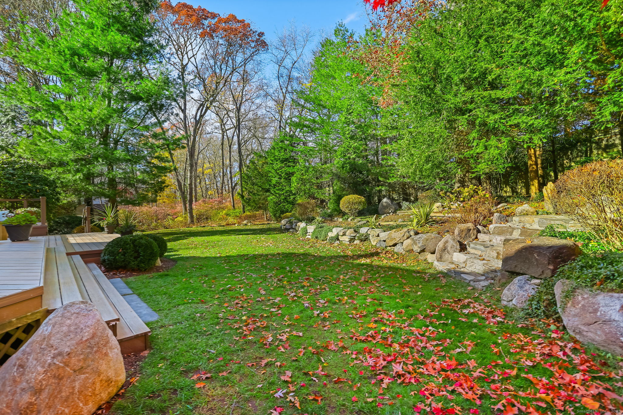 5 Willow Walk Road Westport, CT 06880 - Photo 33 of 40 a view of backyard with green space
