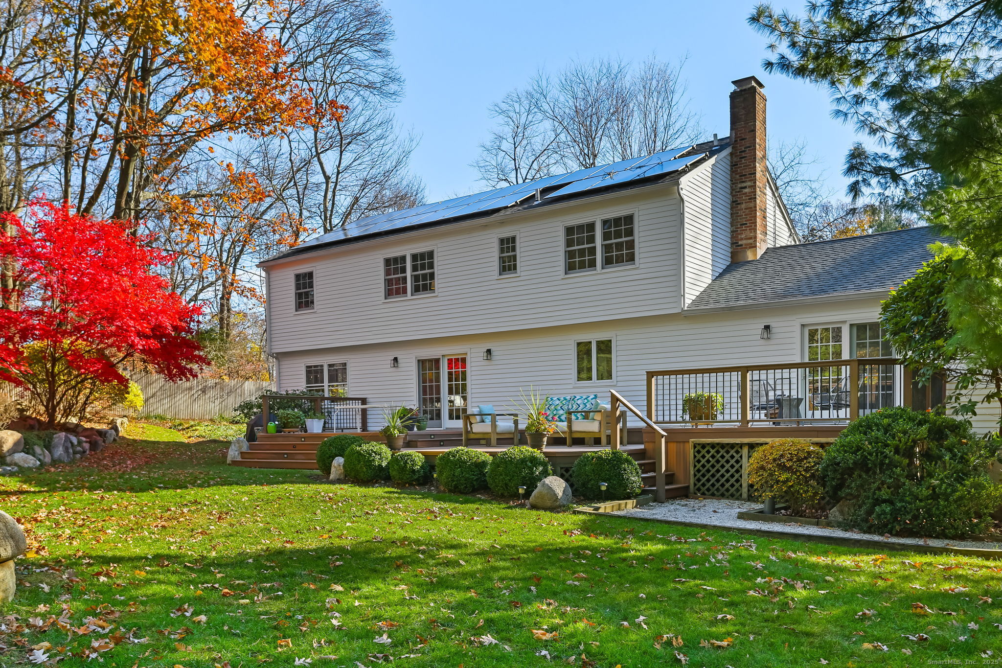 5 Willow Walk Road Westport, CT 06880 - Photo 40 of 40 a view of a house with a backyard