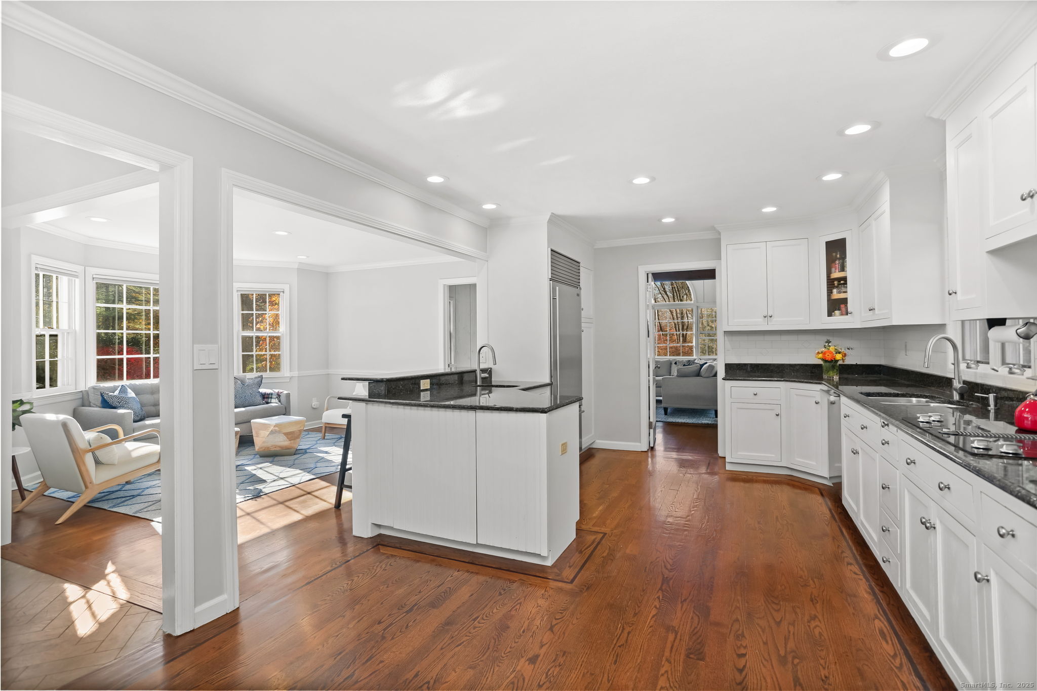 5 Willow Walk Road Westport, CT 06880 - Photo 8 of 40 a kitchen with a refrigerator and a stove top oven