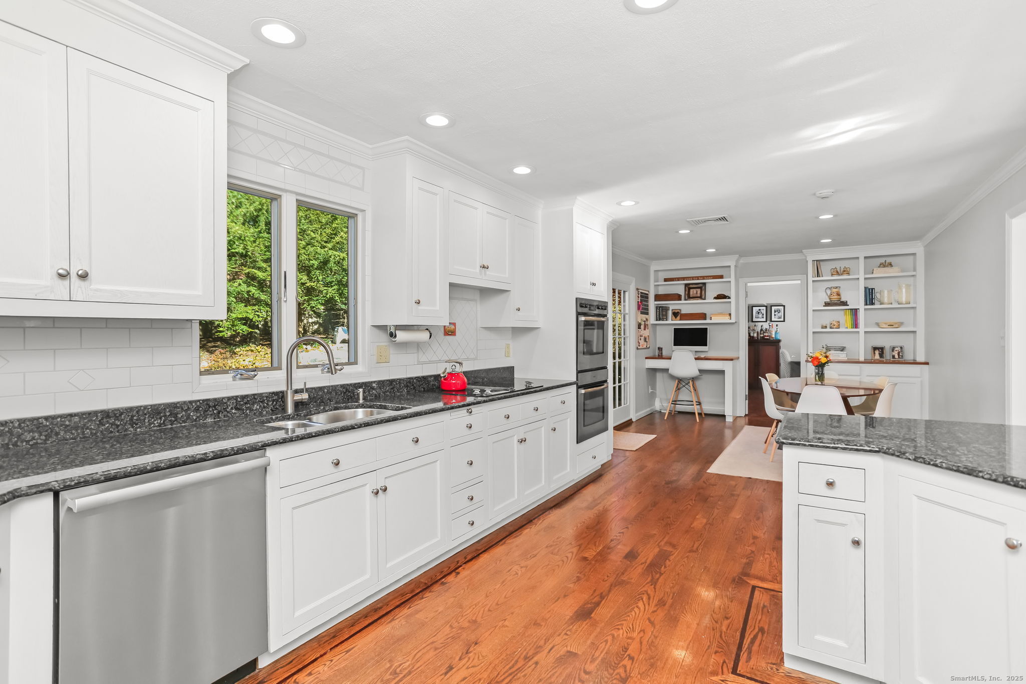 5 Willow Walk Road Westport, CT 06880 - Photo 10 of 40 a kitchen with granite countertop a sink window and cabinets