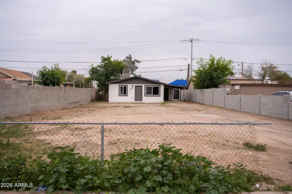 a house view with a outdoor space