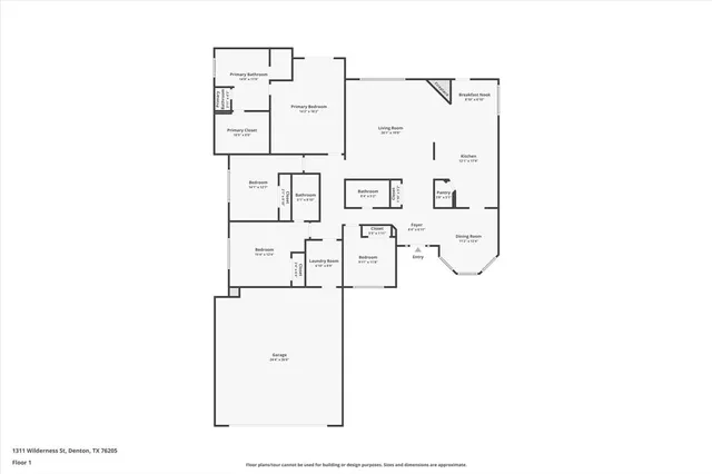 a picture of a floor plan