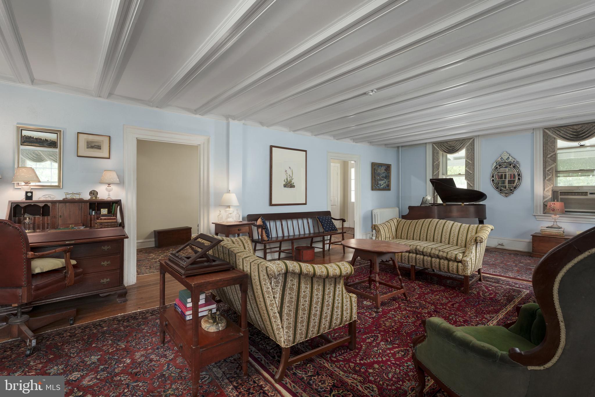 1206 River Road Titusville, NJ 08560 - Photo 11 of 45 Wood trim detailing, built-ins and and fireplace.