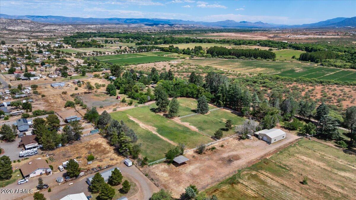 4000 Mahoney Road, Unit 1 Camp Verde, AZ 86322 - Photo 31 of 41 an aerial view of a houses with a yard