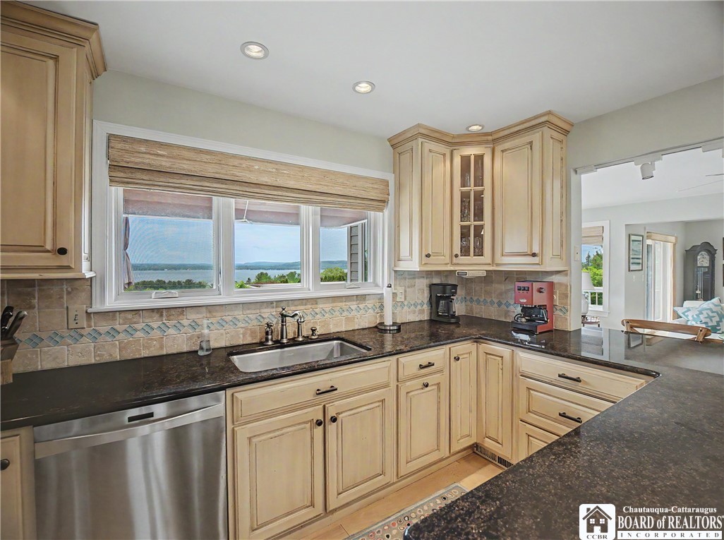 4128 Alm Road Ellery, NY 14712 - Photo 26 of 44 Custom, Amish wood cabinetry with stylish ceramic