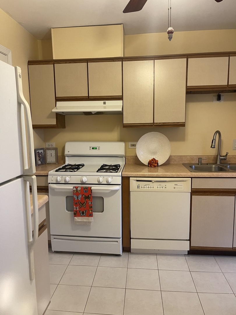 245 Memory Lane, Unit 3 Westmont, IL 60559 - Photo 6 of 28 a kitchen with stainless steel appliances a stove a refrigerator and cabinets