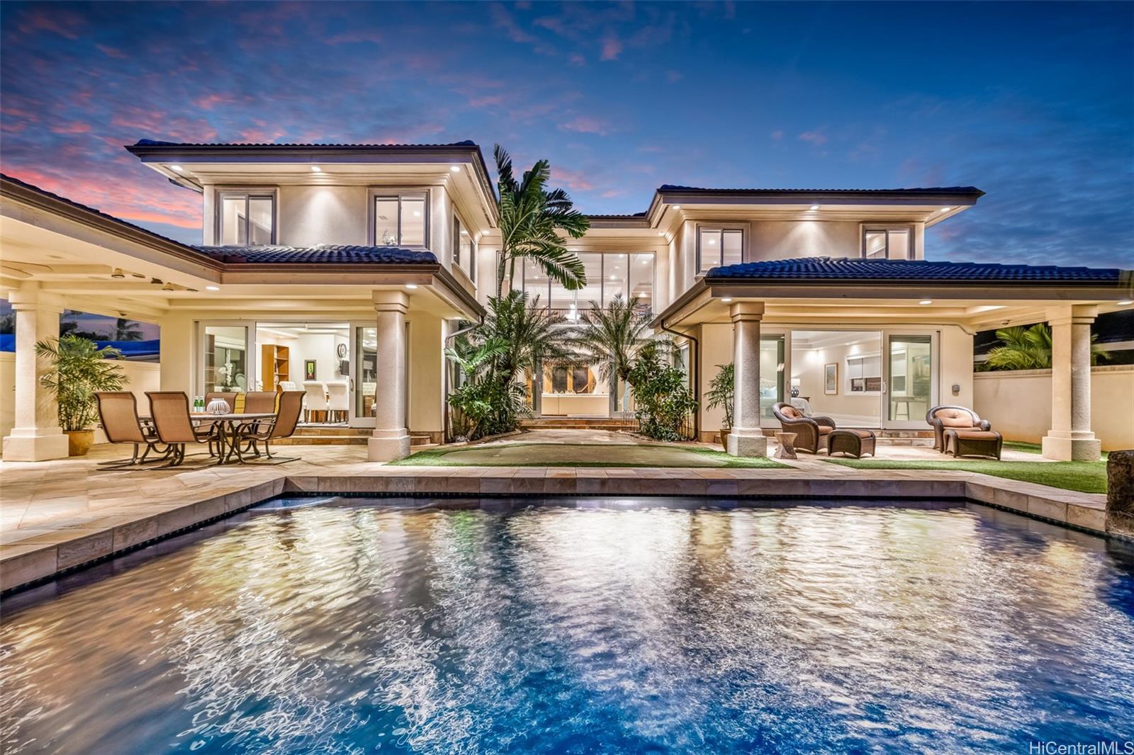 Undisclosed Address Honolulu, HI 96816 - Photo 1 of 1 a view of a house with swimming pool and sitting area