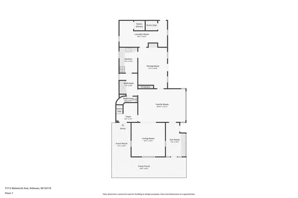 $210,000 | 711 East Walworth Avenue, Delavan, WI 53115