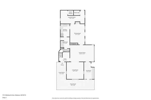 $210,000 | 711 East Walworth Avenue, Delavan, WI 53115