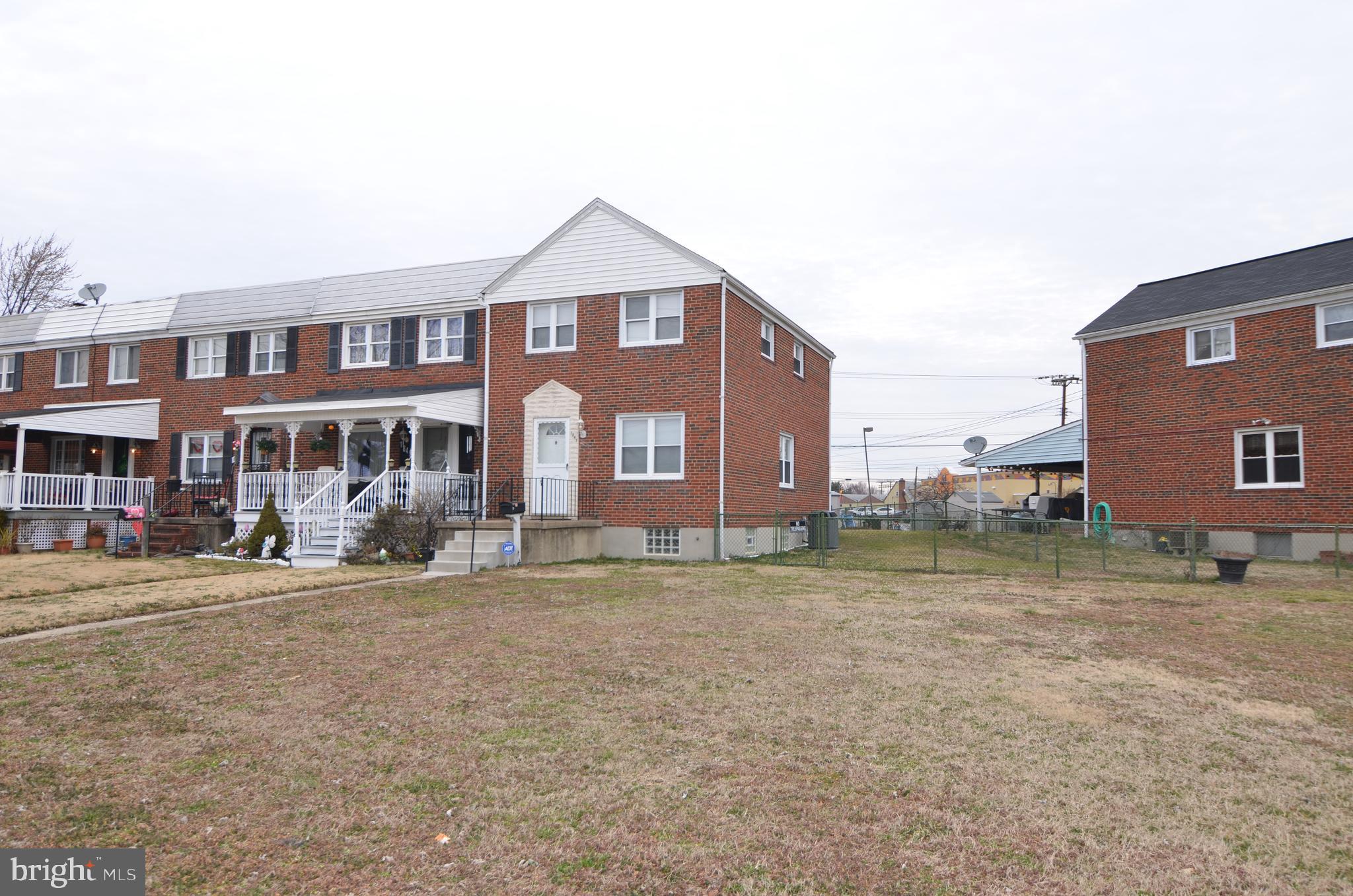 1847 Church Road Dundalk, MD 21222 - Photo 1 of 20 Large front yard, maintenance free home.
