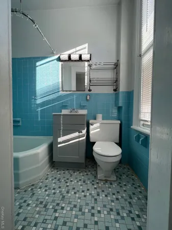 a view of backyard with green space