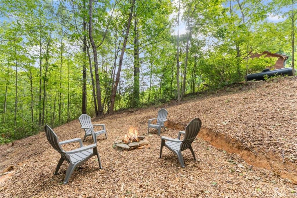 707 South Fern Cove Road Sautee Nacoochee, GA 30571 - Photo 38 of 60 a view of a backyard with chairs