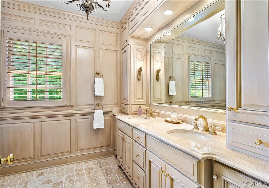 5960 Springfield Road Glen Allen, VA 23060 - Photo 20 of 50 Remodeled in 2014---Master bath with heated floori