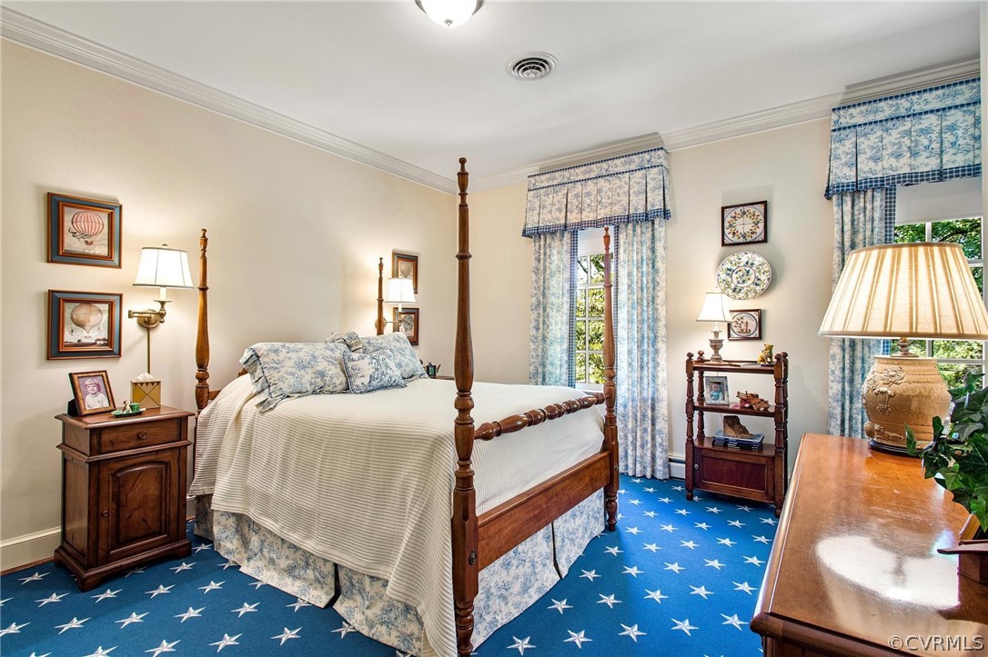 5960 Springfield Road Glen Allen, VA 23060 - Photo 23 of 50 Bedroom 2- Custom carpeting with hardwood floorin