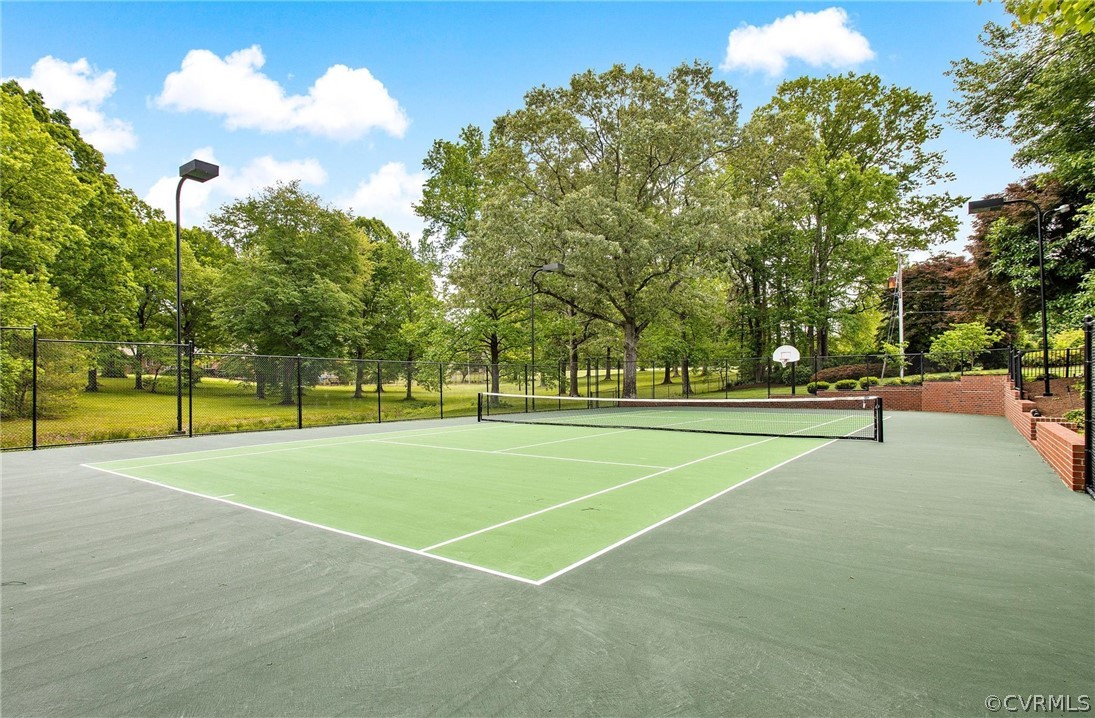 5960 Springfield Road Glen Allen, VA 23060 - Photo 39 of 50 Tennis court designed and installed by Tennis Cour