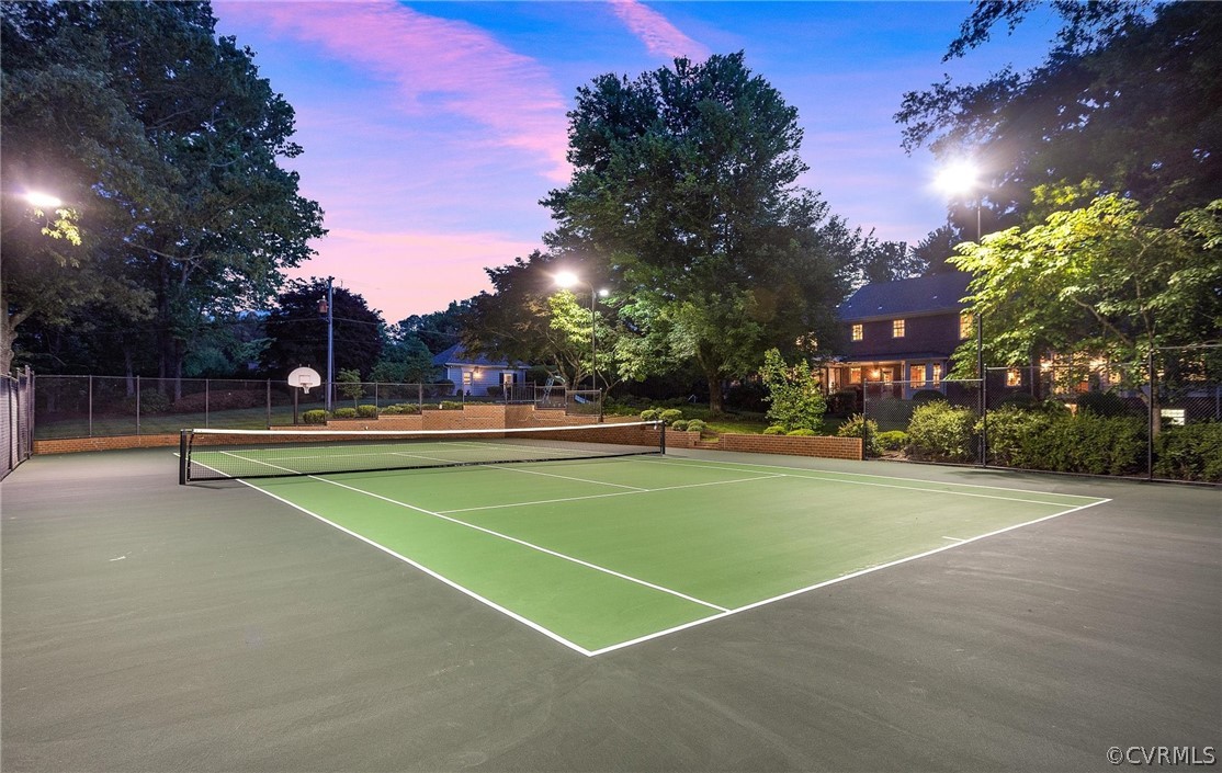 5960 Springfield Road Glen Allen, VA 23060 - Photo 50 of 50 Tennis court for evening play