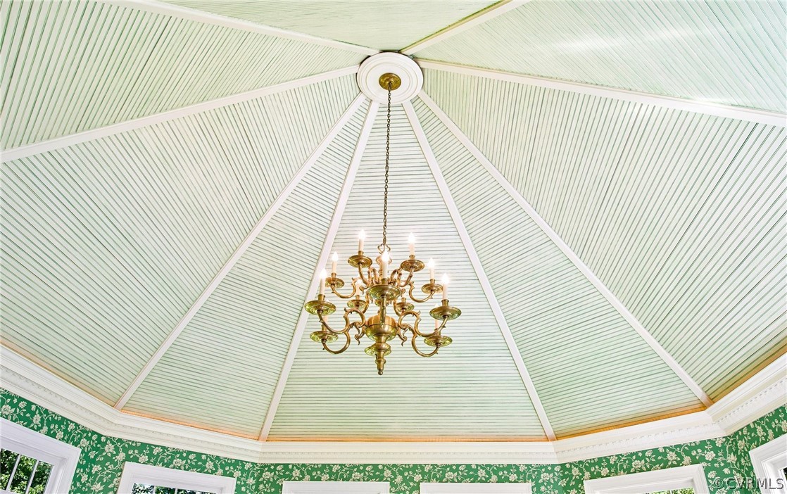 5960 Springfield Road Glen Allen, VA 23060 - Photo 9 of 50 Detailed molding on custom ceiling