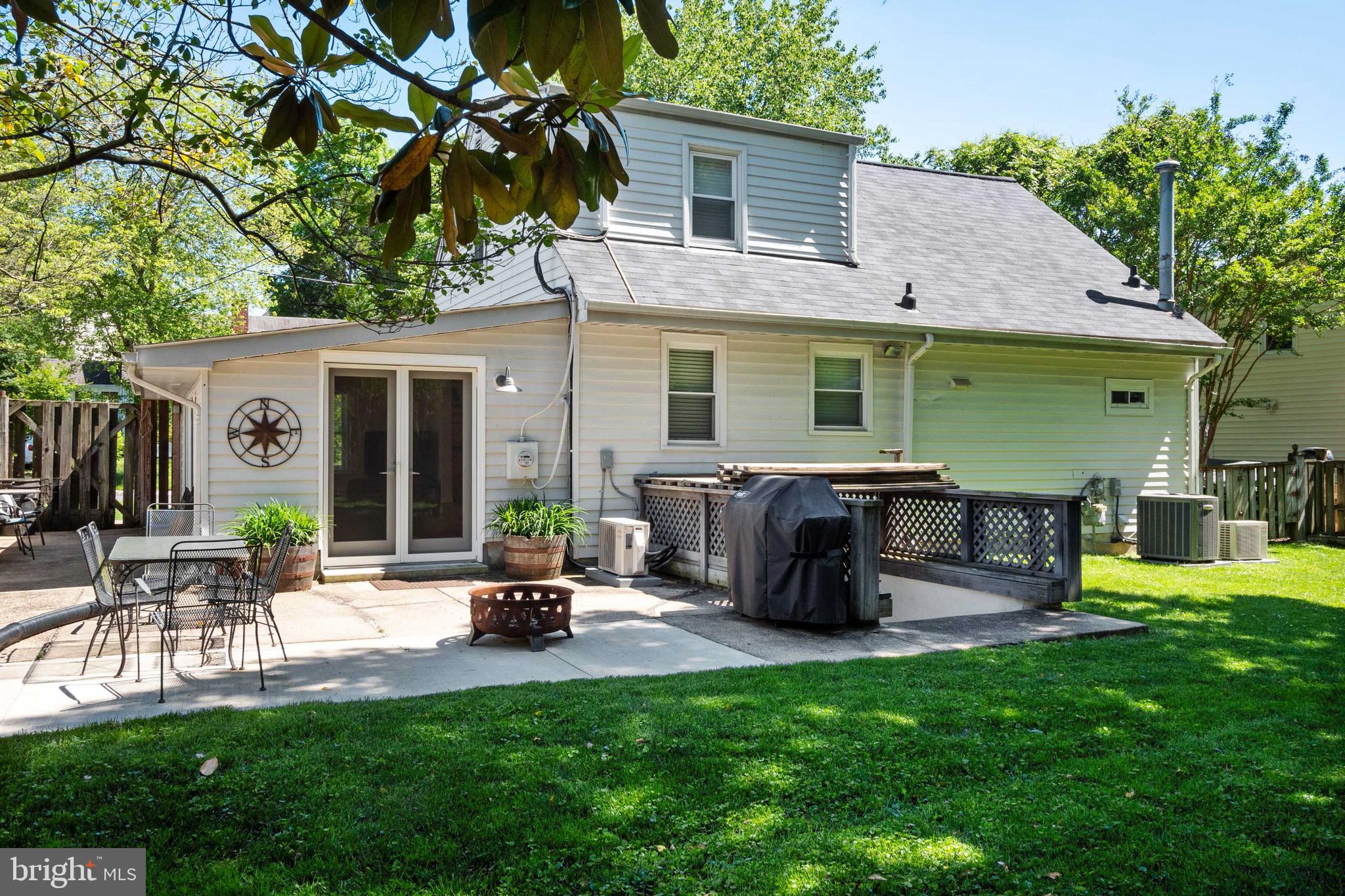 107 Calvert Road Rockville, MD 20850 - Photo 32 of 40 Backyard Patio, with Walk-Up From Lower Level