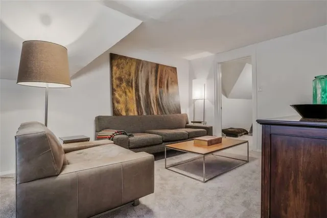 a kitchen with a stove and a microwave