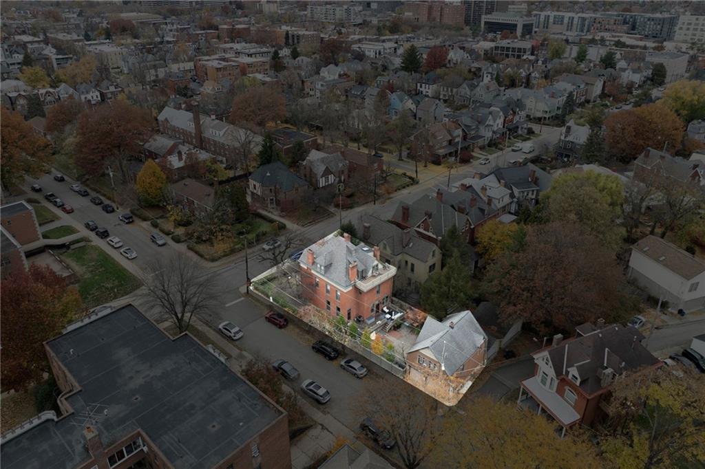 719 College Street Pittsburgh, PA 15232 - Photo 49 of 50 an aerial view of a house with a yard